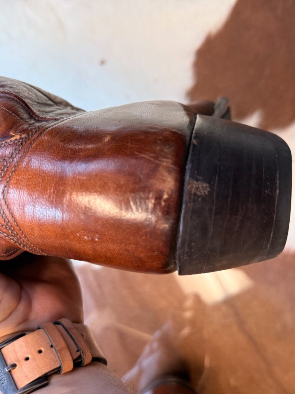 Lucchese "Seville" Goatskin Cowboy Boot - San Antonio Era - Size 12B - Picture 10 of 16